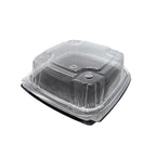 Black Bottom/Clear Top Container