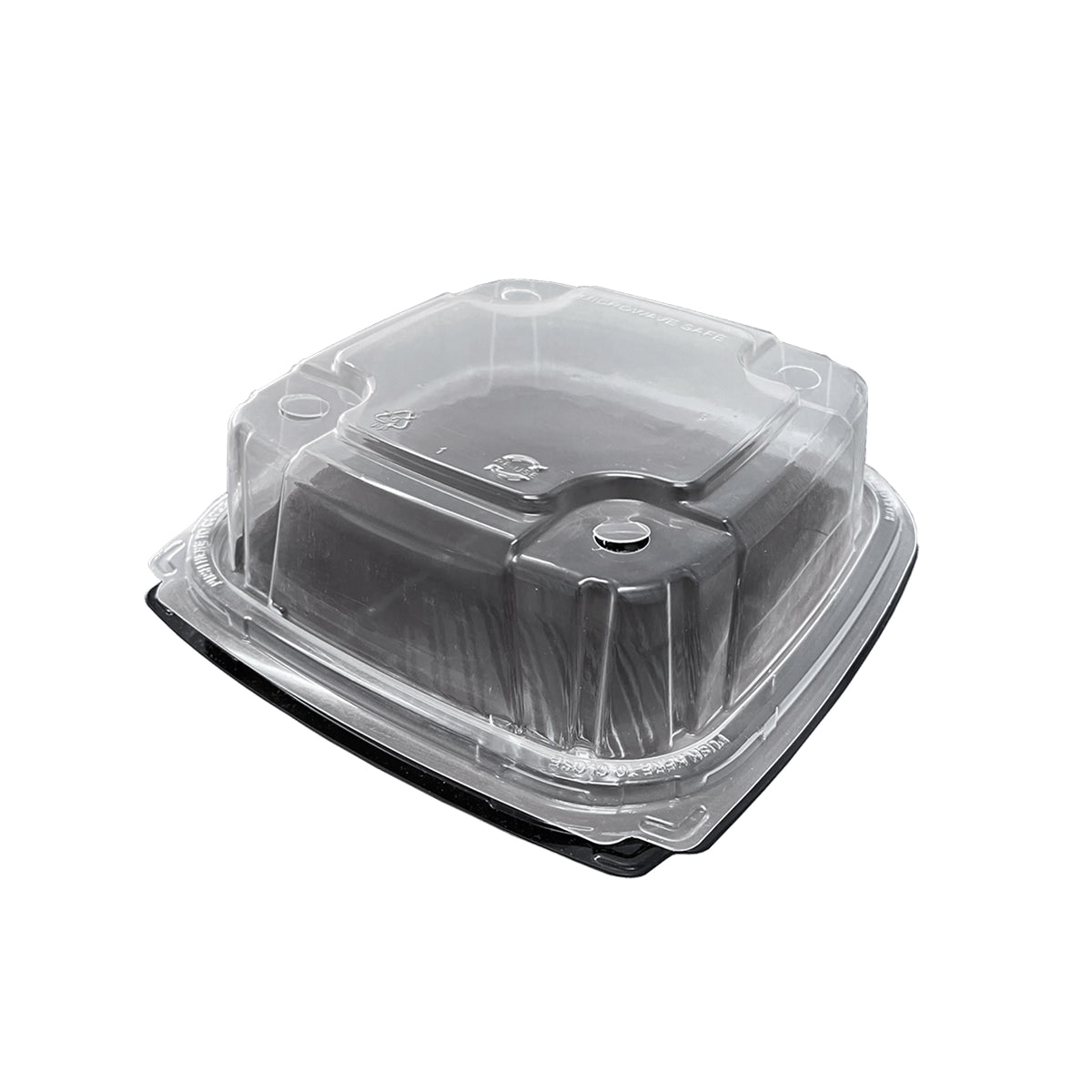 Black Bottom/Clear Top Container
