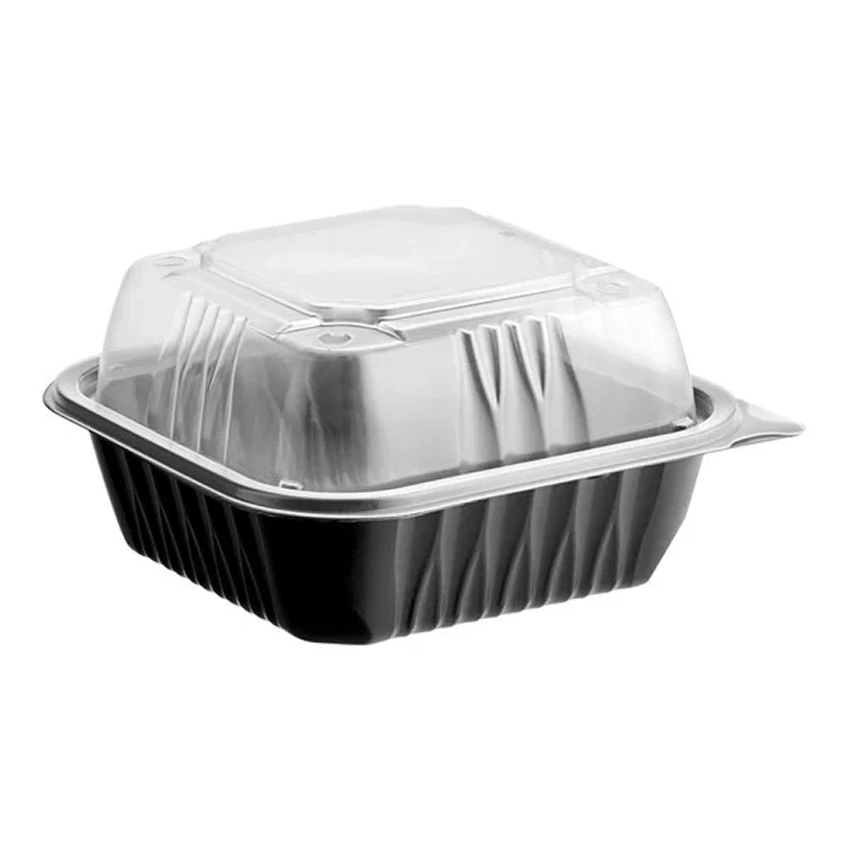 Black Bottom/Clear Top Container