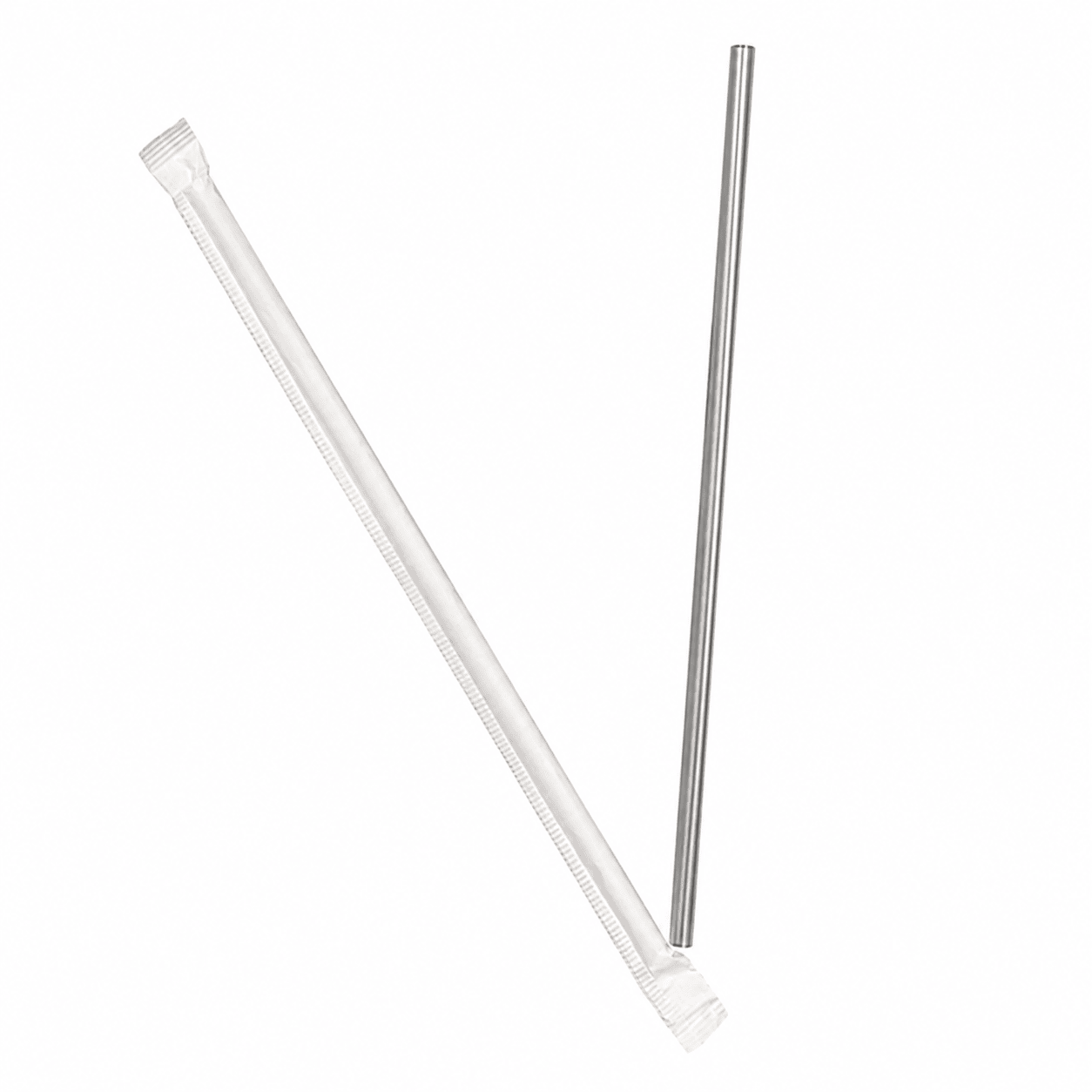7.75" Jumbo Straw Paper Wrapped