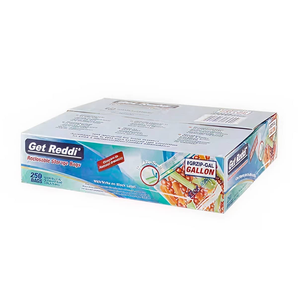 Double Zipper Reclosable Storage Bag