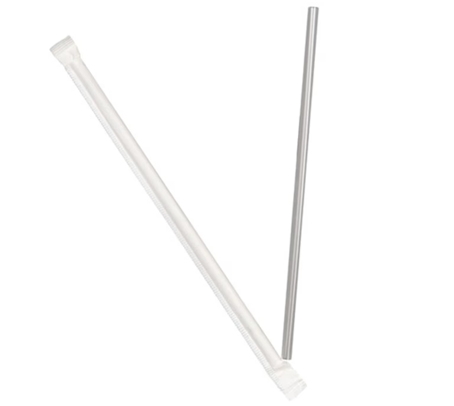 7.75" Jumbo Straw Paper Wrapped